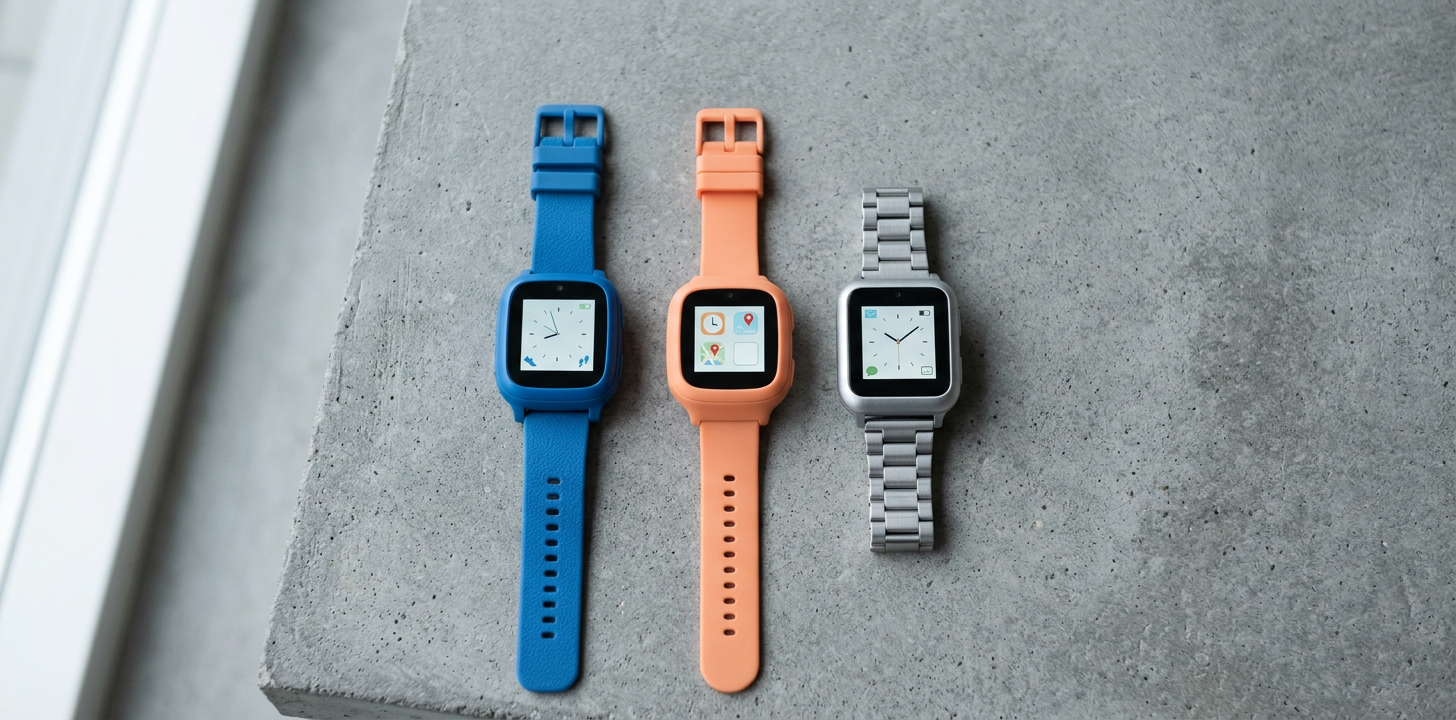 GPS-klockor i olika material