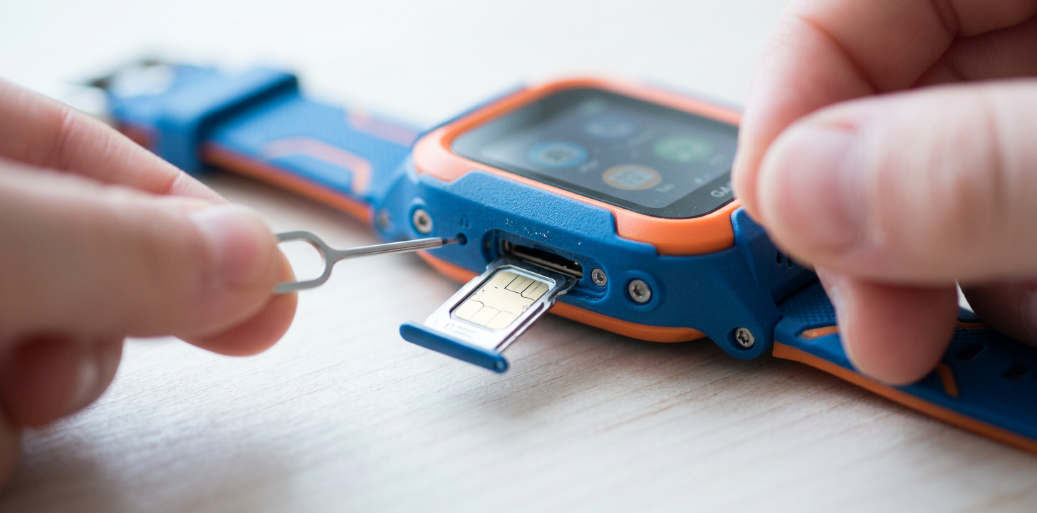 Mobilklocka med SIM-kort — vanliga frågor